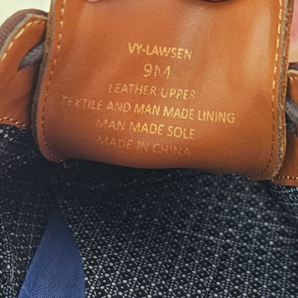 Vince Camuto Lawson Oxford Size 9M Cognac - Picture 8 of 8